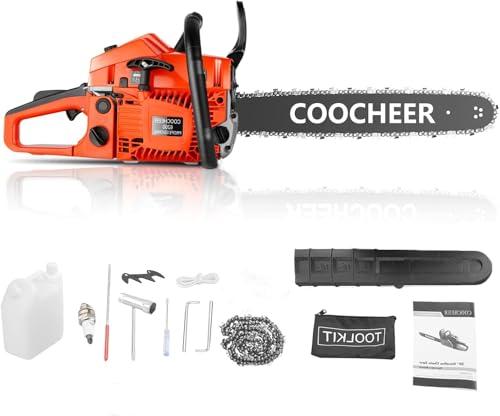 COOCHEER 62CC Gas Chainsaw