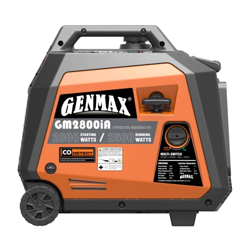 Image of GENMAX Outdoor Power Equipment GM2800iA Super Quiet Portable Generator EPA Compliant(GM2800iA)