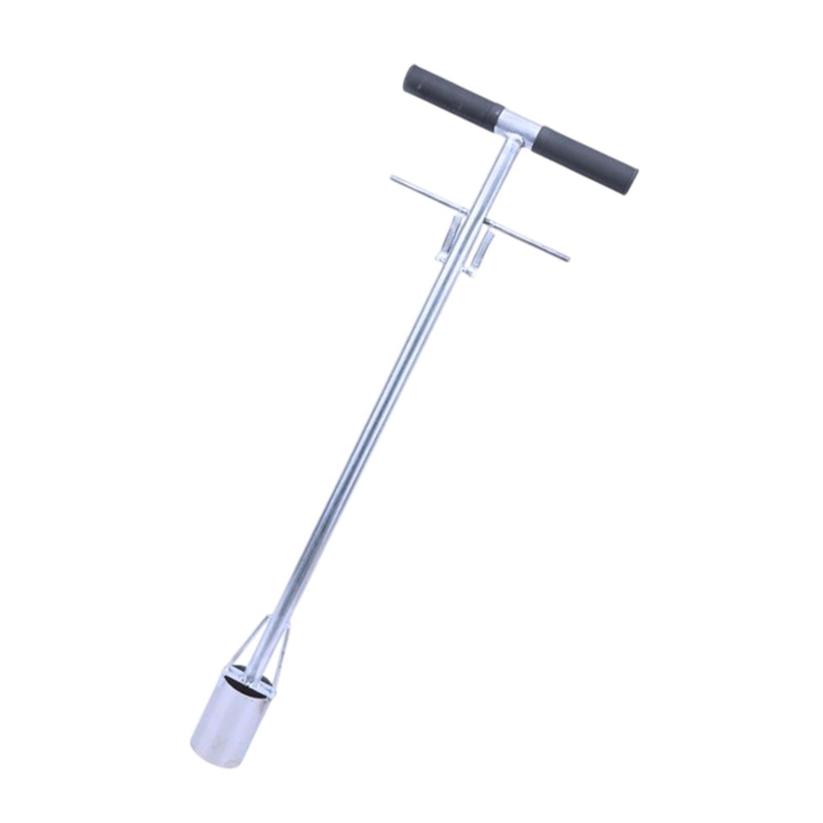 Qianly Plug Garden Tool Bulb Planter Planter Manual Transplanter Soil Sampleur pour Digging Backyard, 5 Cm de Diamètre