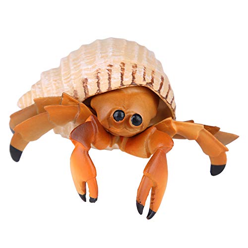 Pongnas Juguete Modelo de Simulación de Cangrejo para Niños, Figura de Animal Educativa y Divertida, Accesorio de Regalo de 3 Años