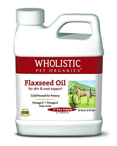 Wholistic Pet Organics Flax Seed Oil Supplement, 64 fl. oz.