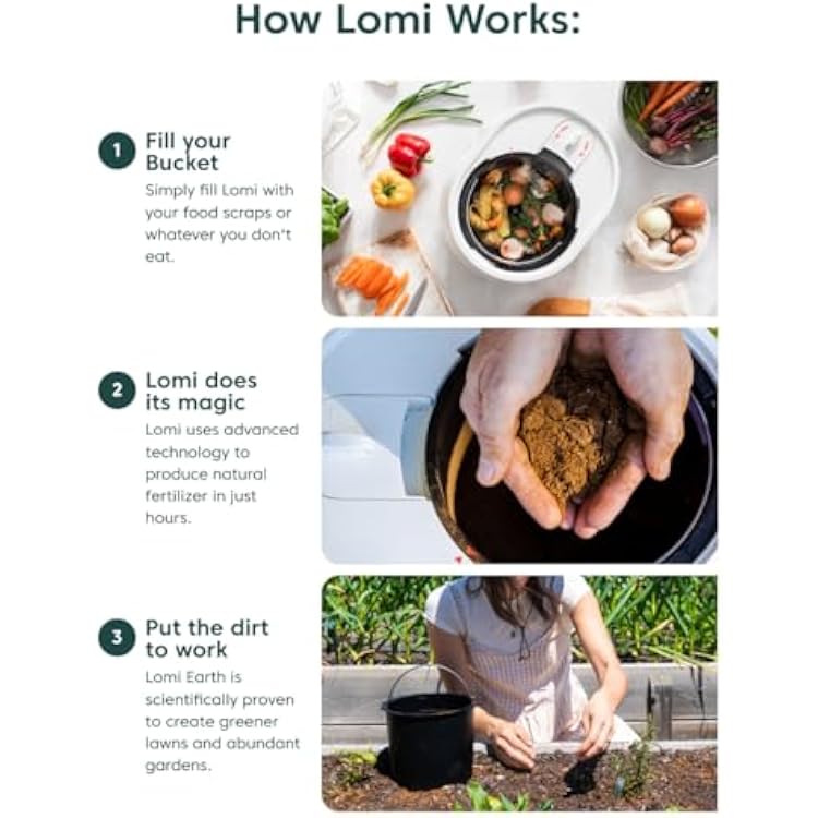 Lomi 2 Electric Compost Bin (Lomi 1.3 Cap Bundle)