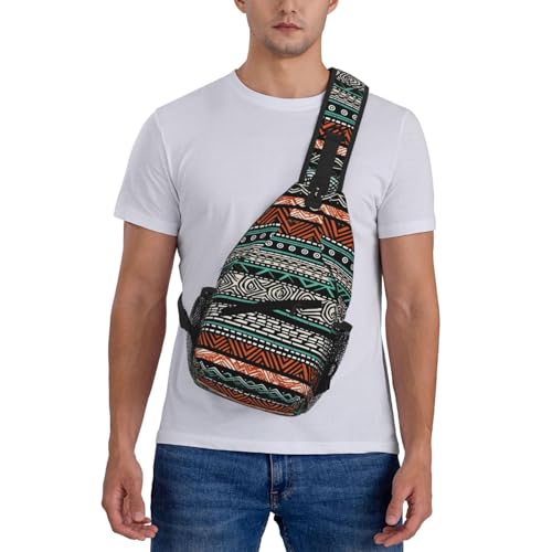 Bolso Sling Bandolera para Mujer y Hombre Negro miniatura 2