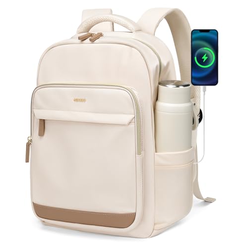 Mochila para portátil MDODO beige 15.6 pulg
