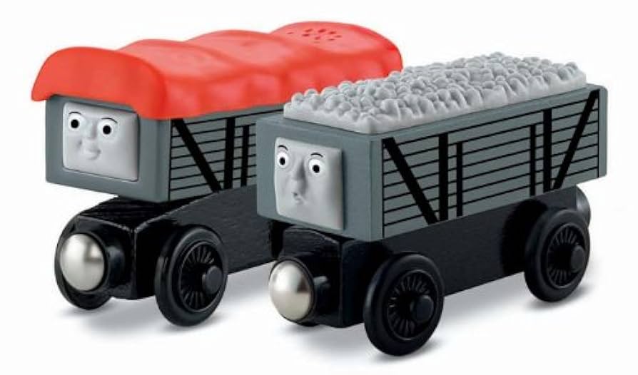 (未使用･未開封品)　きかんしゃトーマス 木製レールシリーズ いじわる貨車・いたずら貨車とチャーリーのクレーンセット FHM66 wyeba8q Amazon | きかんしゃトーマス 木製レールシリーズ いじわる貨車