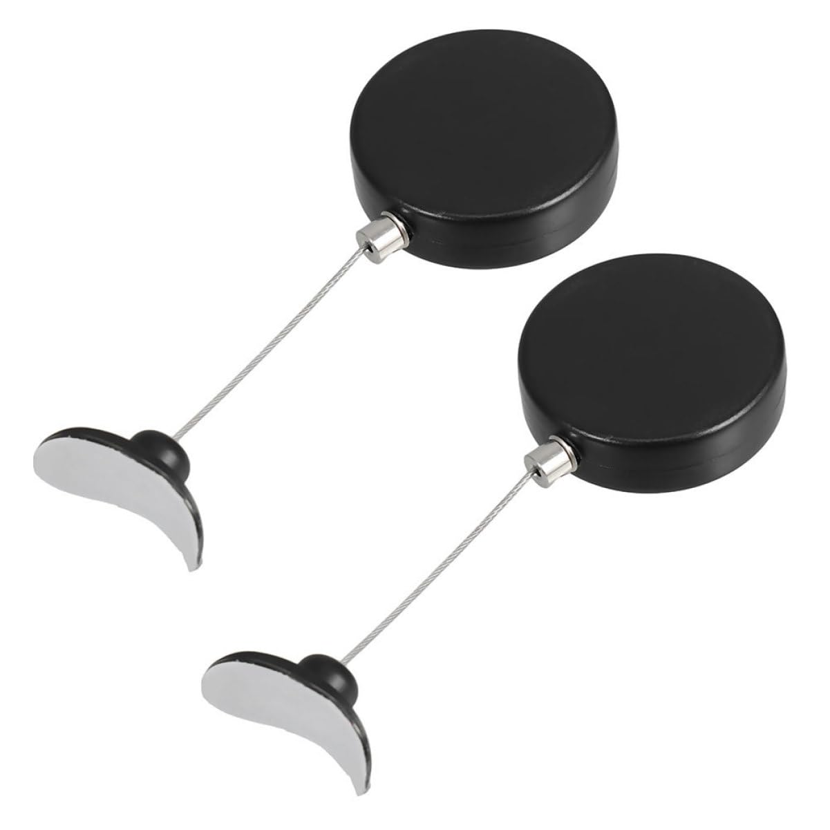 DOITOOL 2Pcs Retractable Security Cable Lock Automatic Telescopic with High Strength Lost Design for Devices Compact and Portable for Travel and Daily Use