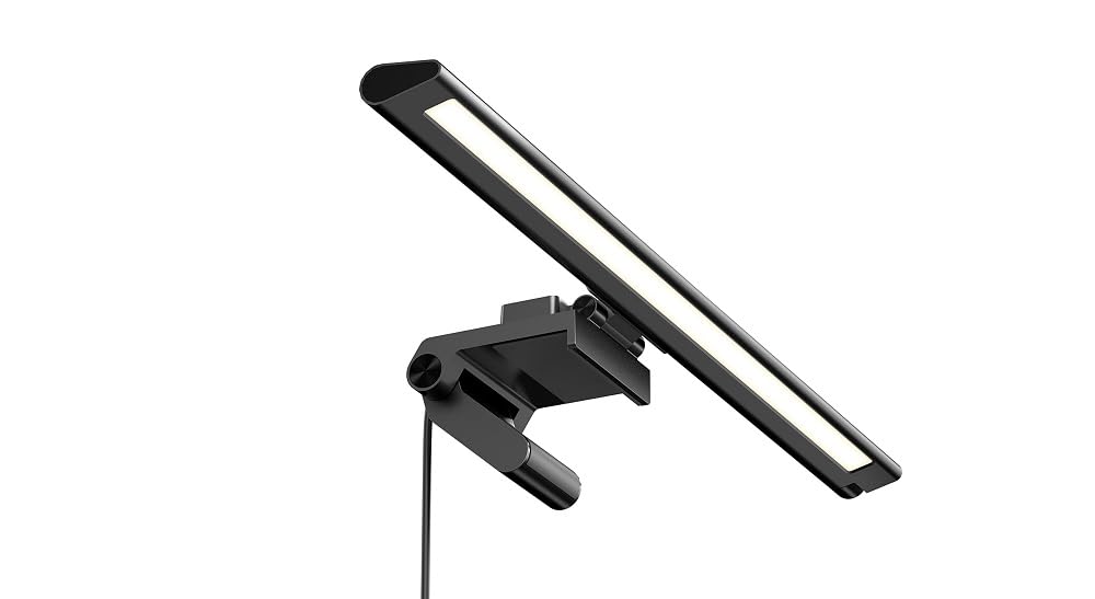 Unilux Visiolight Lampe LED pour notebook orientable variateur d'intensité Noir