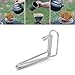 KAIXINXIN Portable Hand Brewed Coffee Diversions Nozzles Stainless Steel Drips Spout Campings Bowl Water Guide Frame Easy to Use