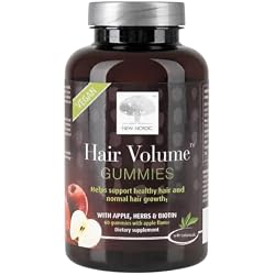 NEW NORDIC Hair Volume Daily Biotin Support Gummies 60-Day Supply - 1 Pk | Daily biotin gummies with biotin and apple extract in a delicious red apple flavor for everyday wellness routines