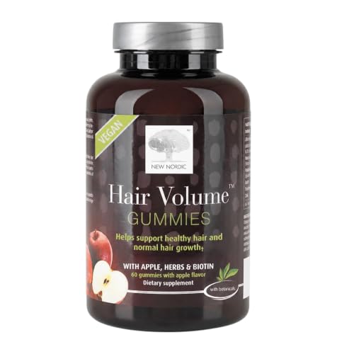 NEW NORDIC Hair Volume Daily Biotin Support Gummies 60-Day Supply - 1 Pk