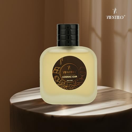 Image of Cognac Club Eau de Parfum, Warm Gourmand Scent, Cinnamon Vanilla Sandalwood Notes, EDP Spray (50 ml)
