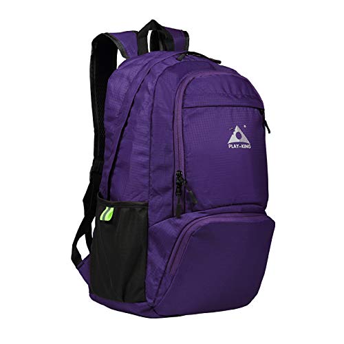 PLAY KING Emergency Foldable Waterproof Backpack for Shopping Travel or Hiking