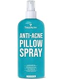 TreeActiv Anti-Acne Pillow Spray | Kills Acne Causing Bacteria | Relax Your Mind & Body | Cleans Fabric, Bedding, Clothing, Carpet & Furniture | Lavender, Peppermint, Tea Tree, Clary Sage | 4 fl oz