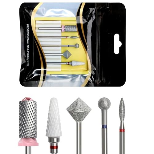 Tungstens Steel Cuticle Remover Set for Quick Nails and Sensitives Skin Protections Russian Manicure Cuticle Removal Tools