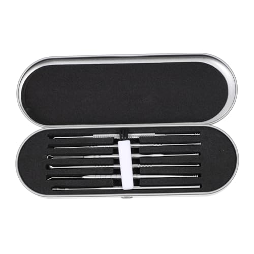 FRCOLOR Stainless Steel Set Portable Ear Cleaning Tools Ear Lavage for Home or Travel