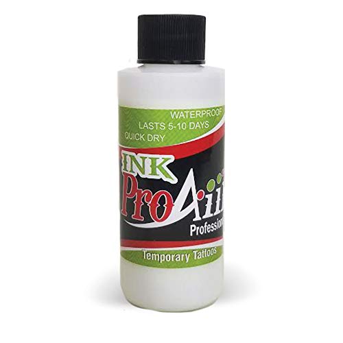 Body Paint - ProAiir Temporary Tattoo Ink - 4.2 oz (120ml) White