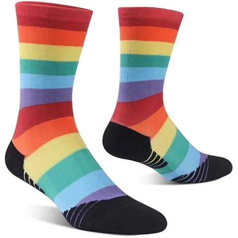 HUSO Rainbow Striped Socks Cover