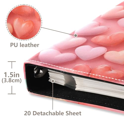 Álbum de fotos adhesivo para bricolaje FLildon, Scrapbook Album con hojas autoadhesivas, 40 páginas, tamaño 11.8 x 11.2 pulgadas, cubierta de cuero PU miniatura 4