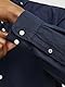 Jack & Jones Herren Einfarbiges Plus Size Hemd Basic Übergrößen Langarm Shirt Uni Business JJEOXFORD, Navy Blazer/Fit:Plus Size, 3XL Große Größen