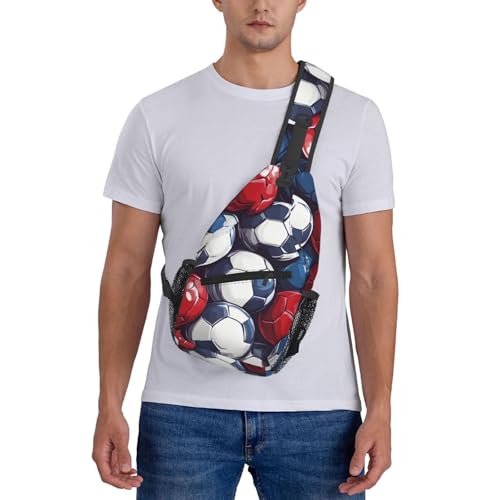 Mochila bandolera colorida para hombre y mujer ajustable miniatura 7