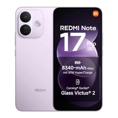 XIAOMI REDMI Note 17 Pro 5G, Smartphone 8+512 GB, Purple, 8340 mAh Akku