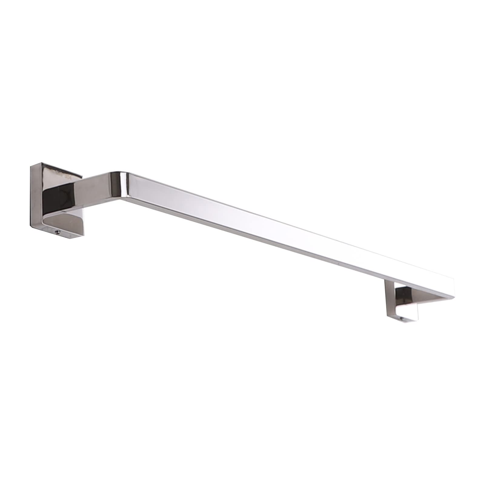 LMYSXAOZ Wall Mounted Bathroom Thicken Towel Rail,Stainless Steel Rack,Square Bar,50cm-100cm,for Hardware and Kitchen,Silver (Size : 70cm)