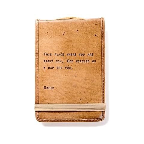 Sugarboo Mini Hafiz Leather Journal - 4x6 Inches - for Jotting Notes, Creative Reflections, and Daily Entries Cover