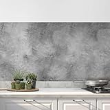 mootif21 Küchenrückwand selbstklebend - alle Untergründe - edle matt Optik - Spritzschutz Folie Feinputz (90 x 60 cm, EXKLUSIV Folie 1,5mm)