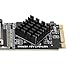 Annadue M.2 NVME zu SFF 8087 SATA3.0 Erweiterungskarte, 4 Port 6 Gbit/s Hochgeschwindigkeits-Erweiterungscontrollerkarte mit ASM1064 Controller Chip für für für Linux