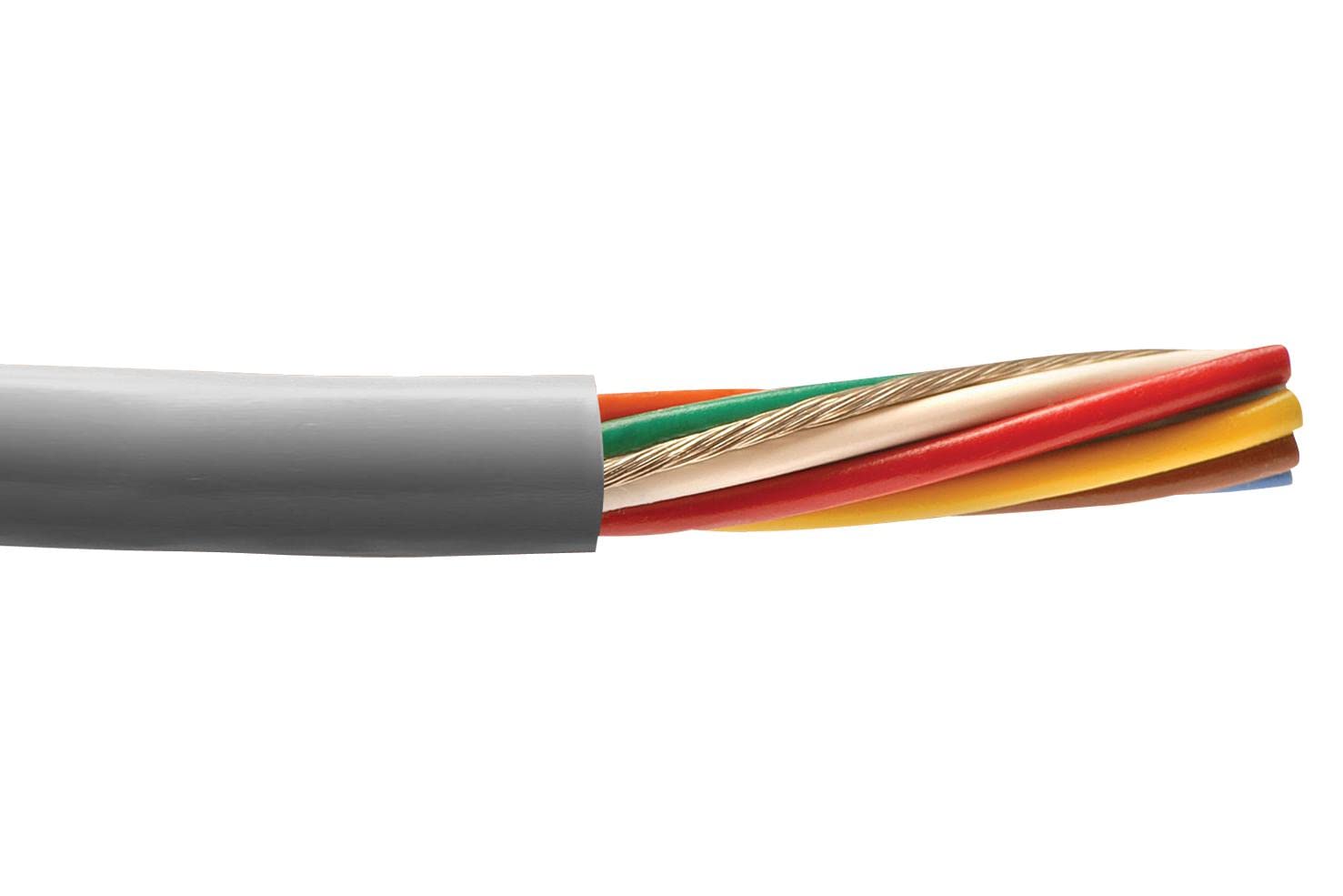 Cavo flessibile UNSHIELDED 2COND, 0.23MM2, 500M, cavo multicored, cavo multicore, cavo in rame stagnato, bobina di 1500 m, 500 m