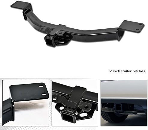 for 2007-2017 GMC Acadia/for 2007-2010 Saturn Outlook/for 2008-2017 Buick Enclave/for 2009-2017 Chevy Traverse -Class 3 Trailer Hitch Receiver Rear Bumper Tow KIT 2"