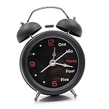 Horloge quotidienne à double cloche : dispose d'une double cloche quotidienne pour réveiller vos petits .