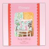 Scheepjes - Lucy Tiffney Wallpaper Collection (60x40cm) Kit de tapiz Palm para decoración de pared - 1 Pieza