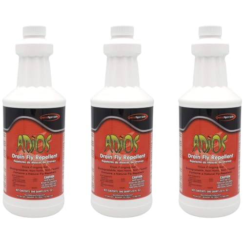Gel Desatascador Quest Specialty Adios para Áreas de Drenaje, 1 Cuarto, Paquete de 3 miniatura 1