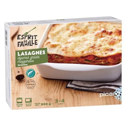 Picard(ピカール) モッツァレラチーズと野菜のラザニア・グラン (1個) フランス 冷凍食品 900g パスタ