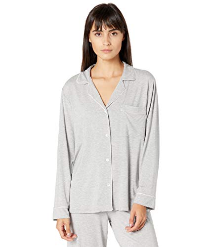Image of Eberjey Gisele Classic Women's Pajama Set | Long Sleeve Shirt + Long Pants