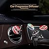 Generic Car Fragrance Diffuser, Record Player Car Air Freshener, Personalised Air Vent Clip, Multicolor, 3 Aromatherapy Sheets #4