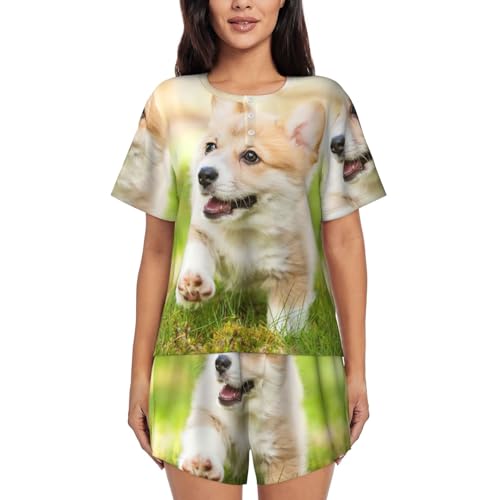 Imprimé chiot Corgi EdWal poster animalier décoration