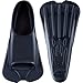 CAPAS Swim Training Fins Comfortable Silicone Lap Swimming Short Blade Floating Flippers with Mesh Bag for Adult Men Women Build Leg Strength