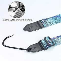 LIUZH Crossbody Guitar Strap Bandoulière Personnalité Hommes Et Femmes Disponible Pick Strap Buckle - Les Beatles, Paul McCartney, John Lennon, RIngo Starr, George Harrison LIUZH Crossbody Guitar Strap Bandoulière Personnalité Hommes Et Femmes Disponible Pick Strap Buckle – Image 4