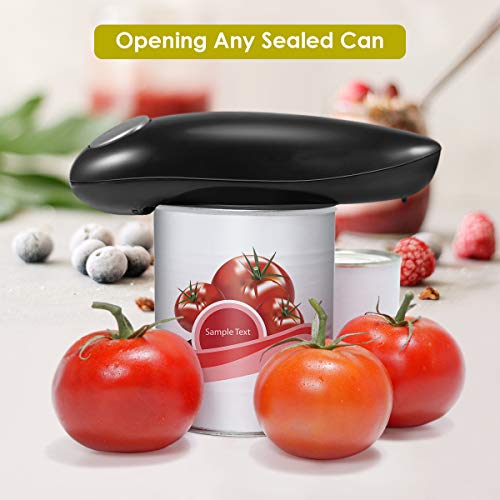 Electric Can Opener, Smooth Edge, Food-Safe and Battery Operated Handheld Automatic Electric Can Opener - Thumbnail 7