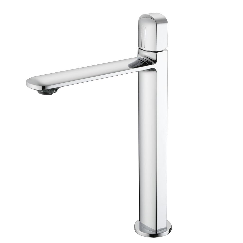 ZYCHSJXA Lift-Type All-Copper Above-The-Counter Basin Sitting-Type Washbasin Mixing Faucet (Chrome)