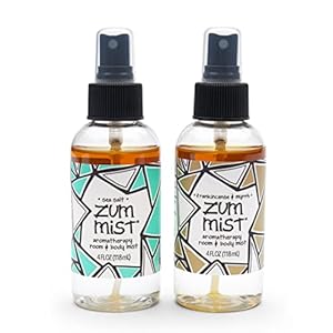 Indigo Wild Zum Mist Frankincense & Myrrh and Sea Salt Mist Body Spray 4 fl. oz. each, 2 Pack