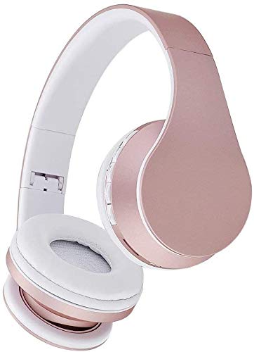 Auriculares Bluetooth sobre la oreja, Auriculares inalámbricos Bluetooth 4 en 1 Auriculares plegables con micrófono con micrófono / tarjeta FM / TF / AUX para PC TV, teléfonos inteligentes y tabletas