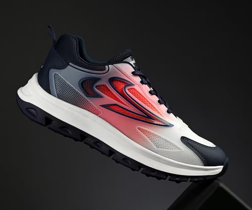 Image of LOUIS STITCH Men's Lightweight Athleisure Sport Shoes | Ultra Cushioned Sole | Casual Lace-Up Sneaker and Athleisure Wear | Perfect for Casual, Gym & Travel Wear | LS-AT-FS03