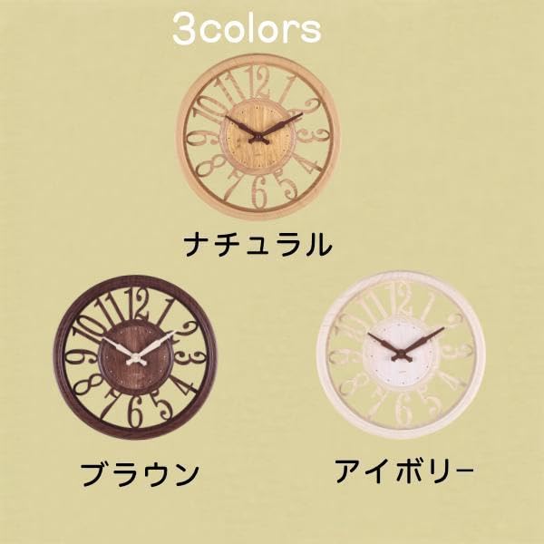 Amazon.co.jp: 壁掛け時計 静音 アナログ 軽量 北欧 時計 壁掛け 非