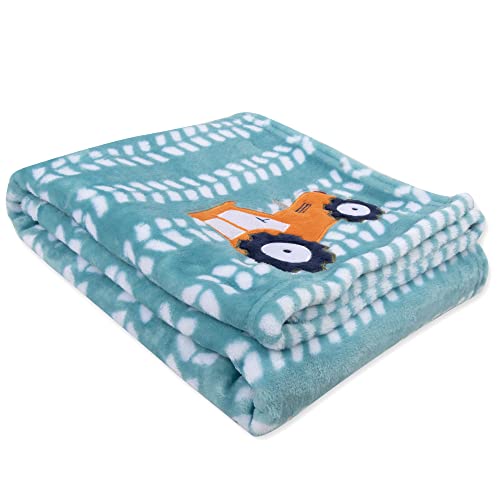 Baby Crib Blanket Set For Boys Truck Baby Nursery Construction Theme #TOP5