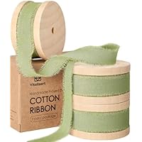 Ruban Coton Merry Christmas 1,6 Cm - 3 Rouleaux Rouge, Blanc, Vert - 13,7 M Total Pour Emballage Cadeaux, Artisanat & Décoration
