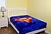 DC Comics Superman Shield Twin 60'' x 80'' Blanket - Superman Logo - Red and Blue - Officially Licensed by Warner Bros - Super Soft & Thick - 100% Polyester
