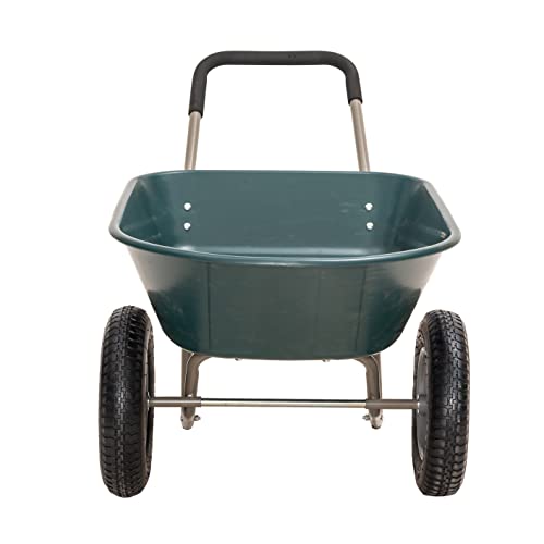 Panana Heavy Duty Garden Trolley 85L Barrow Cart Wagon with Pneumatic Tires, 150kg Capacity Yard Utility Cart for Farm, Landscaping, Patio, and Home Use, Steel Frame with Comfortable Handle 8 Panana Heavy Duty Garden Trolley 85L Barrow Cart Wagon with Pneumatic Tires, 150kg Capacity Yard Utility Cart for Farm, Landscaping, Patio, and Home Use, Steel Frame with Comfortable Handle - Image 8